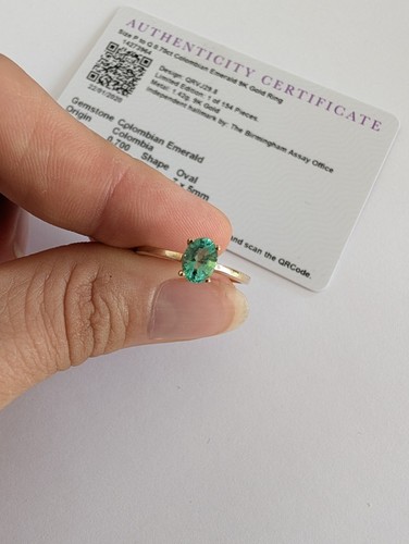 9ct yellow gold colombian - 9ct,