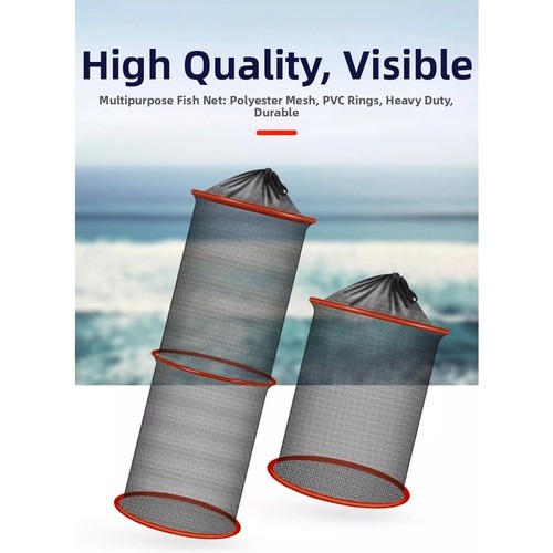 Foldable fishing keep net for - keep,