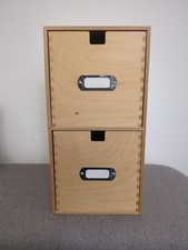 IKEA Moppe Wooden 2-Drawer