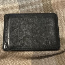 Black Daks Leather Card Holder