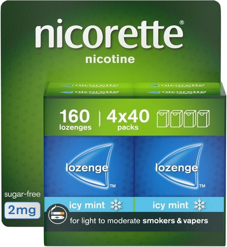 Nicorette cools 2mg icy - cools,