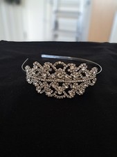Faux Diamante & Silver Headband.Worn Once.Good Used Condition