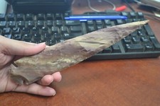 AGATE STONE SPEARHEAD