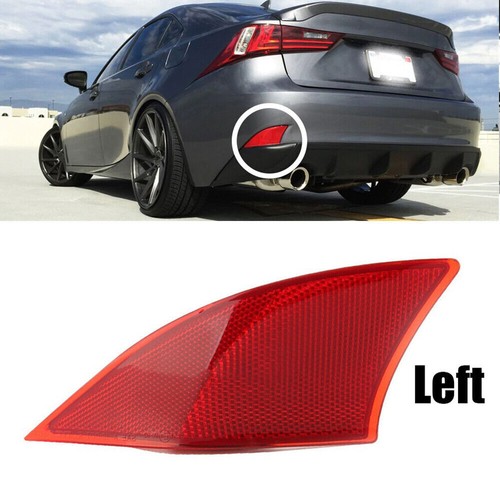 Left rear bumper - left, reflector