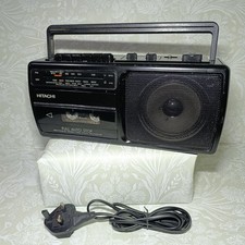 Hitachi TRK-60 Portable Radio Cassette Player FM/MW Recorder Black Working