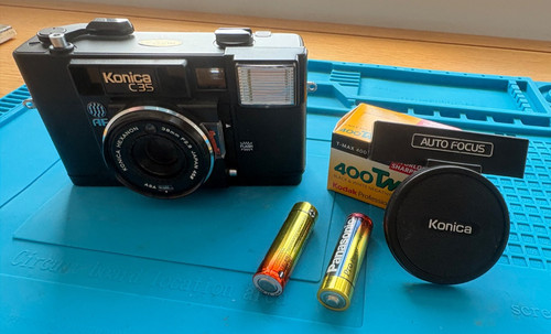 Serviced konica c35 35mm - konica,