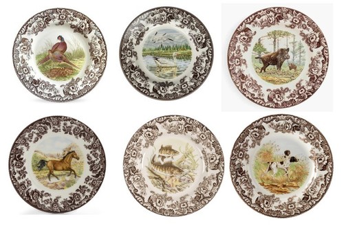 Spode woodland set x - woodland,