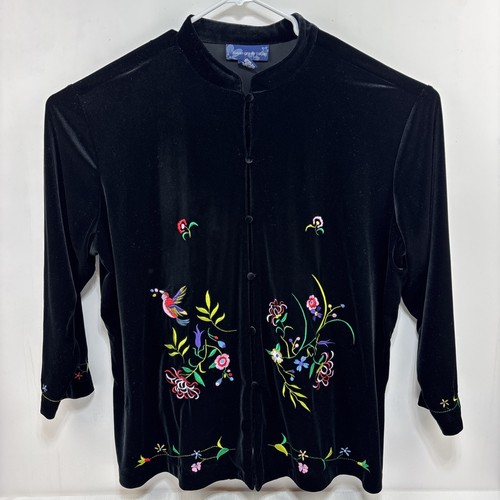 Susan graver velvet cardigan - susan,