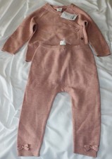 Next baby girls knitted 2 piece set - age 12-18 months - NWT