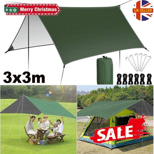 3x3m camping tent tarp - 3x3m,