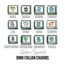 Zodiac symbol 9mm Italian