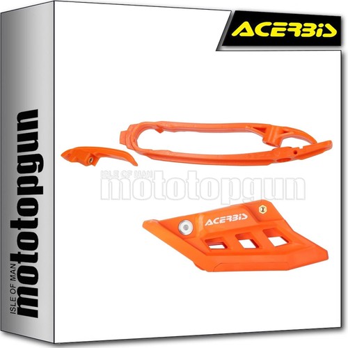 Acerbis chain guide - acerbis, orange