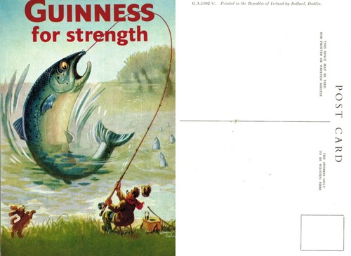 Vintage postcard guinness - postcard,