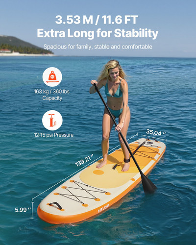Vevor inflatable - vevor, 11’7”