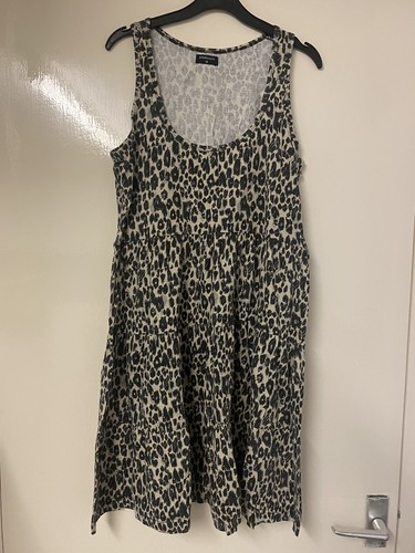 Ladies animal print - dress, size