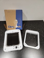 Cat Mate Microchip Activated Cat Flap with Manual 4 Way Lock - White (360W)