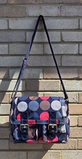 Boden Navy Spot Coated Canvas