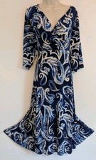 💜 JOANNA HOPE SIZE 24/26 Beautiful Ladies Long Patterned Dress Ref B.