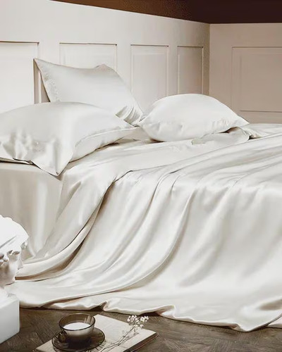 Mulberry silk 100 flat bed - mulberry, 100%