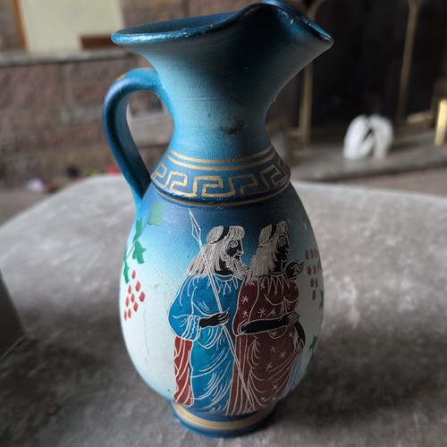 Vintage blue hand painted - vintage, hand-painted