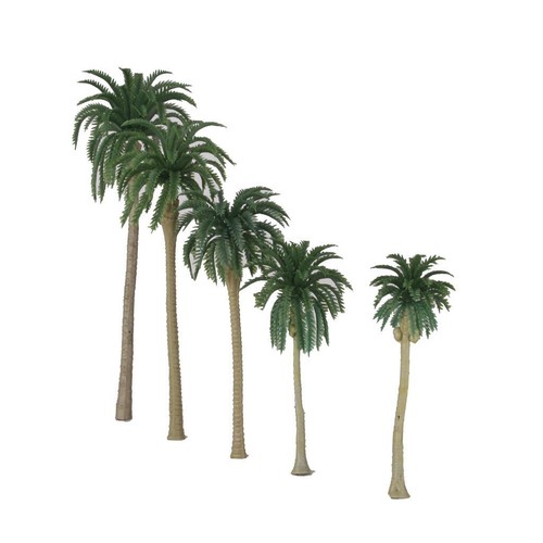 Plastic model trees - model,