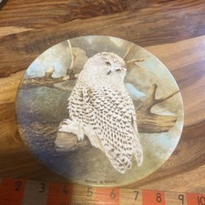 Coalport Ceramic Porcelain Plate Snowy Owl Limited Edition