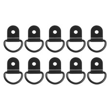 10Pcs Tie Down Hook Point Load Securing Lashing D Ring Heavy Duty Anchor Forged