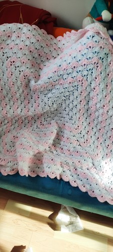 New hand crochet baby blankets - new,