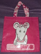 ANGELINA BALLERINA I ADORE PINK TOTE BAG. CHILDREN'S PVC TOTE STYLE BAG