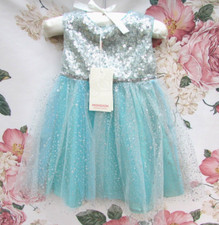 NWT MONSOON Blue SPARKLE Tulle