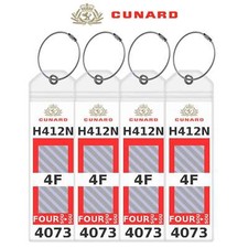 Cunard Luggage Tag Holders for