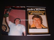 JOCKY WILSON SIGNED PRE-PRINT