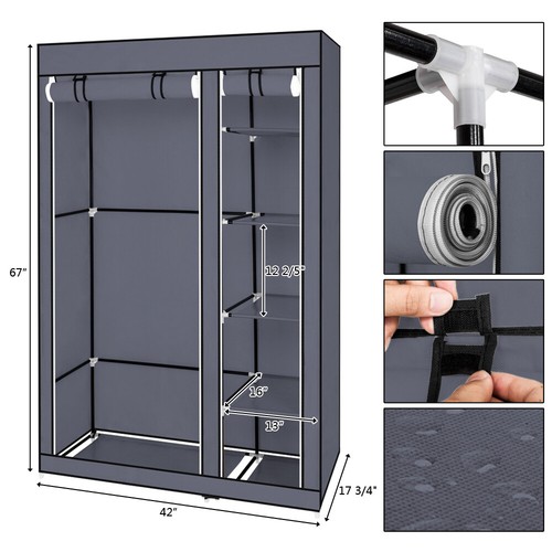 Portable wardrobe clothes - wardrobe,