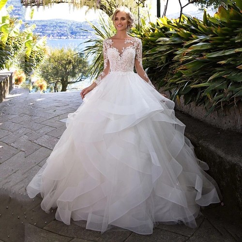 Elegant line wedding dresses - a-line,