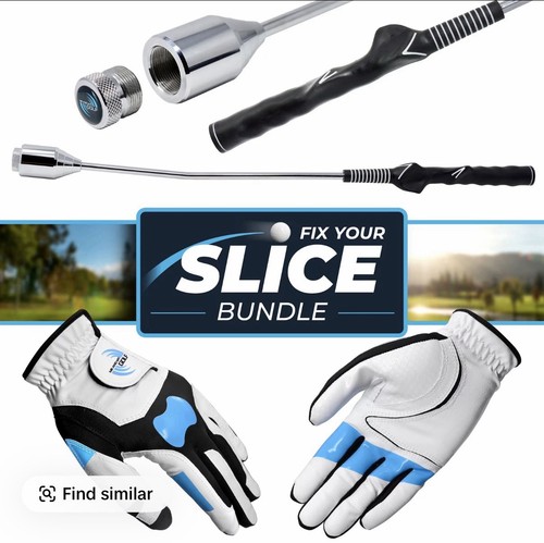 Golf swing training aid - swing, grip