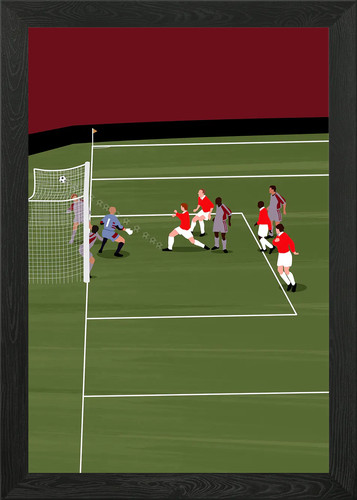 1999 manchester united framed - manchester,