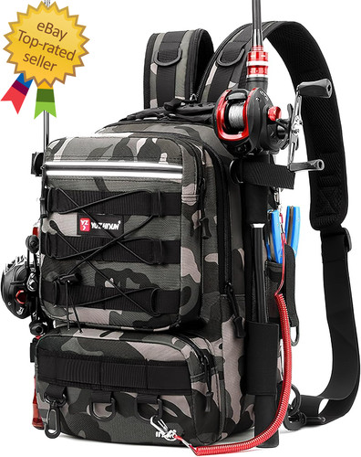 Fishing backpack with rod - backpack,