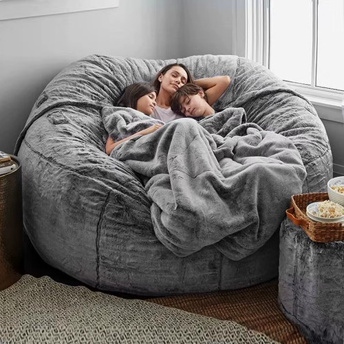 180x90cm faux fur bean - faux,