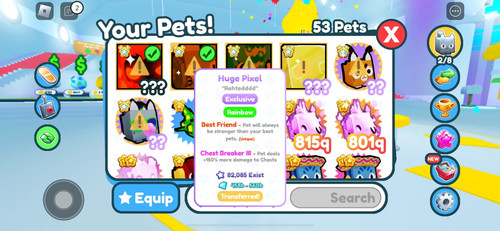 Roblox pet simulator huge - pet,