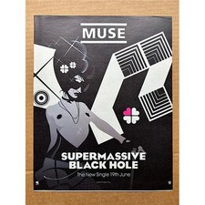 MUSE SUPERMASSIVE BLACK HOLE POSTER SIZED original music press advert from 2006 