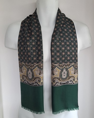 Vintage men fringed paisley - men's,