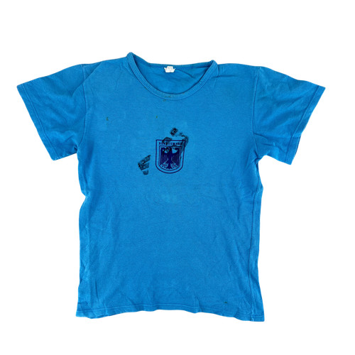 German army surplus shirt - shirt, blue