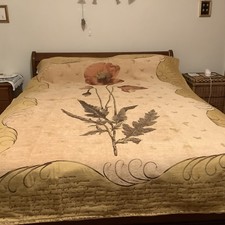 Large woven chenille - chenille, bed