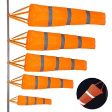 Airport Windsocks Outdoor Rainbow Wind Measurement Sock Bag with Reflective Belt