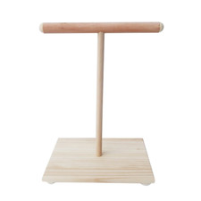 Wooden Parrot Perch for T Stand Bird Training Paw Grinding Pet Cockatiel Dropshi