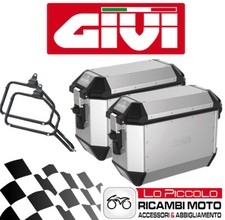 Givi Side Cases Aluminum Alaska + Brackets Triumph Bonneville T100 2020