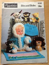 Vintage Pattern book of knitted animals, tea cosy, cushion, leg warmers & others