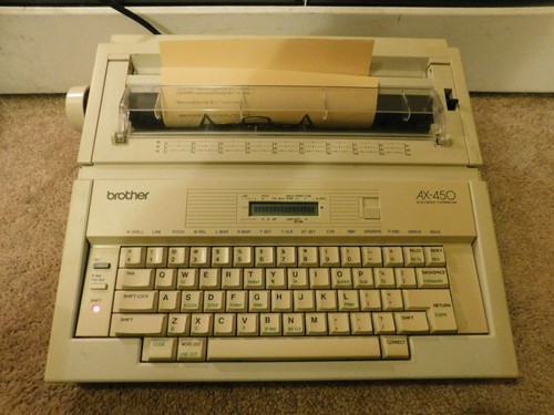 Brother 450 electric - ax-450,