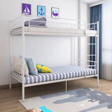 Metal Single Bunk Beds Siblings Twins Bedroom Furniture with Mattress Option 3FT