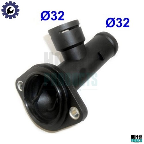 Coolant flange 93513 for - for, skoda